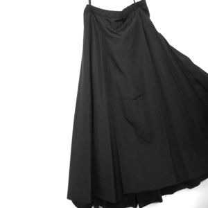 Tom Barra long black evening skirt
